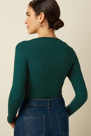 King Louie Marina topp Uni pine green