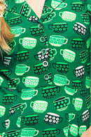 Cissi och Selma Monica dress Kittens cups green