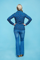 Cissi och Selma Matilda blouse Rävar - Fox print shirt in organic cotton