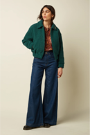 King Louie Fay jacket dexter teddy dragonfly green