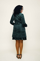 Cissi och Selma Berit coat Manchester Mossa - Womens green fall coat