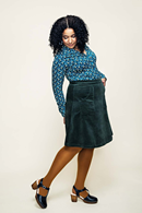 Cissi och Selma Sonja Skirt Manchester Mossa