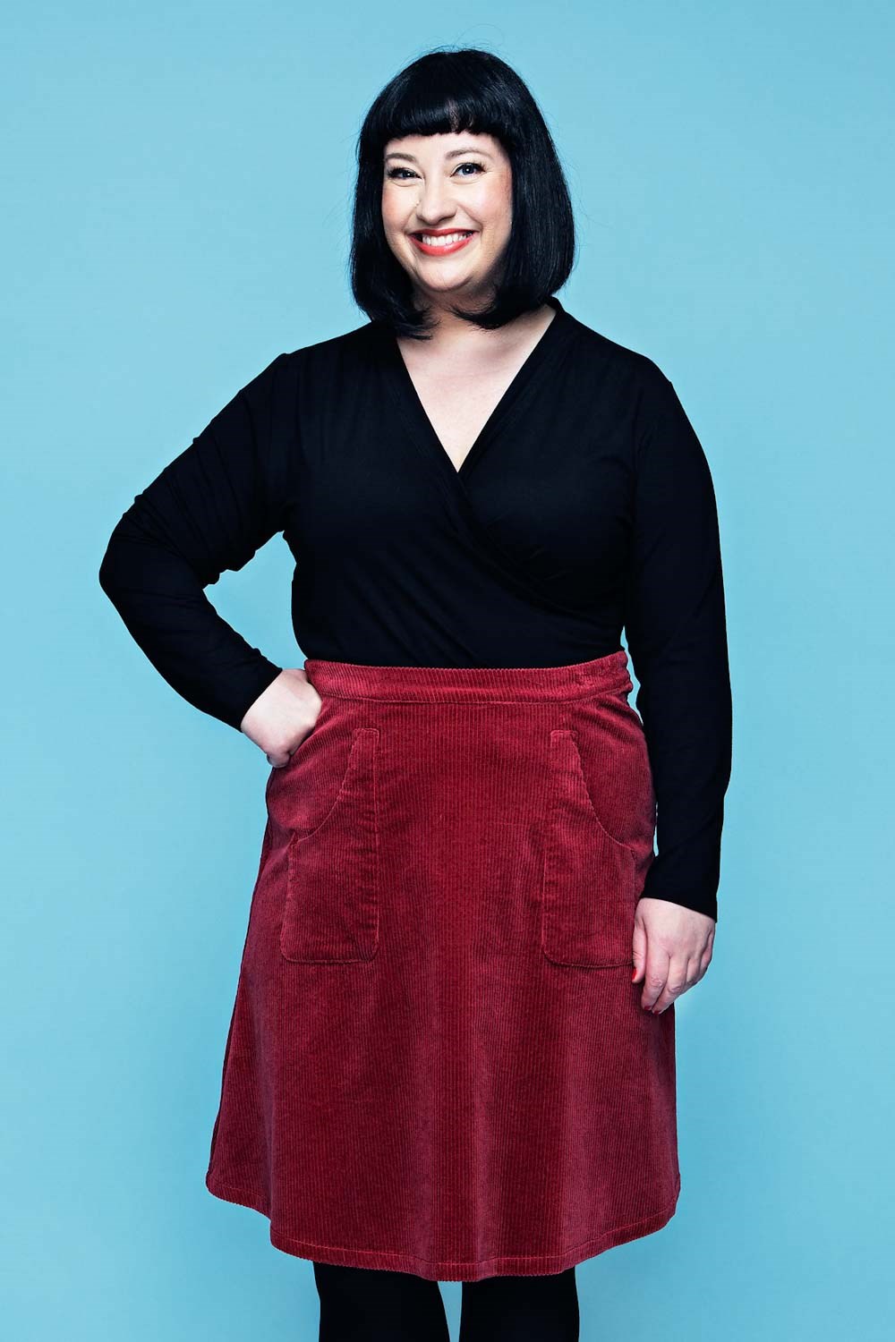 Cissi och Selma Sonja Skirt Manchester Rabarber