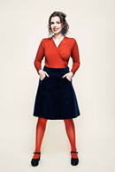 Cissi och Selma Sonja Skirt Manchester blue