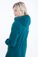 Jane softshell coat Dark Duck - Petrol spring jacket