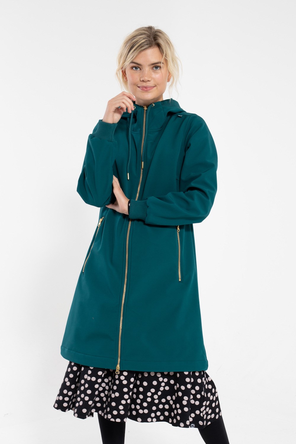 Danefae Jane softshell jacka Dark Duck - Petrol