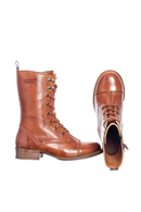 Ten Points Pandora boots half-height shaft Cognac