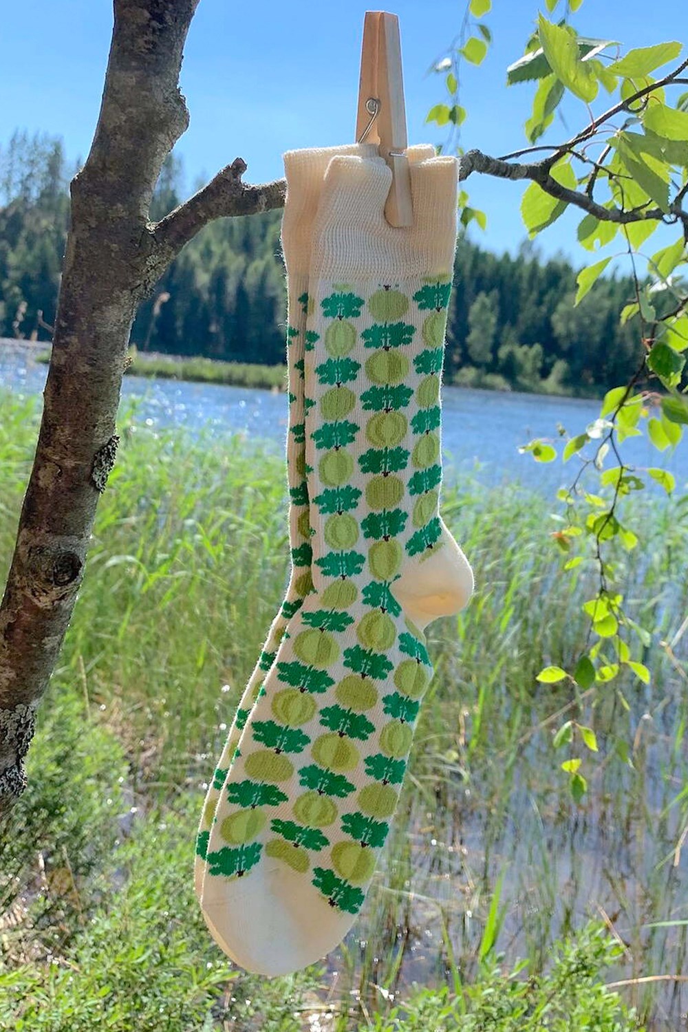 Strumpor bomull Krusbär