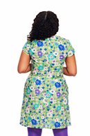 Alice dress Kreativ Grön - Green floral print dress