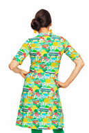 Monica dress Festival - Fitted shirt dress in organic cotton