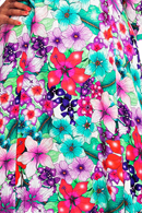 Greta dress Blomsterprakt - Floral print maxi dress in Lyocell