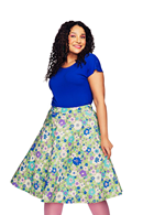 Solbritt skirt Kreativ Grön