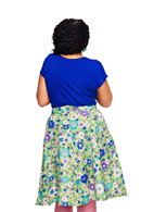 Solbritt skirt Kreativ Grön