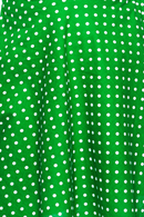 Solbritt skirt Prickig grön | polkadot skirt in green and white, cotton