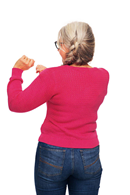 Sigrid cardigan Ros - Hot pink - knitted in organic cotton