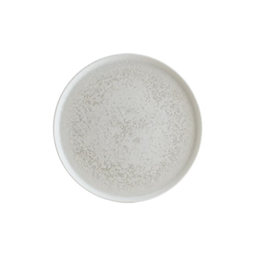 Tallrik Lunar, flat, rund, upphöjd kant