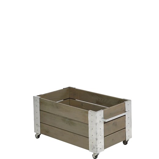 Blomlåda Cubic M, med hjul