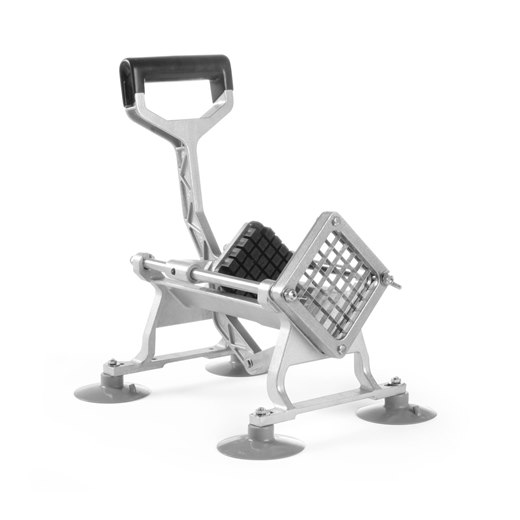 Pommes frites-skärare, rostfritt stål, aluminium, 43x16,8x29 cm