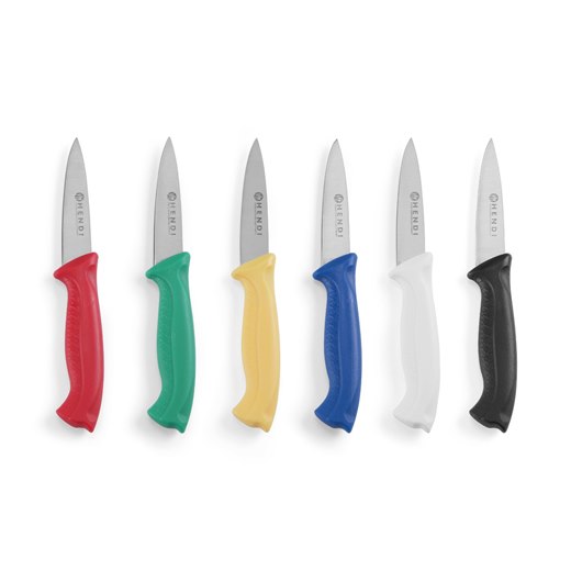 Skalkniv, bladlängd 9 cm, olika färger, 6-pack