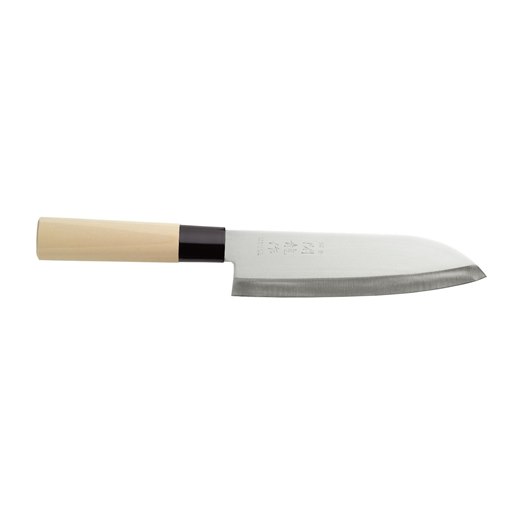 Japansk kniv Santoku, bladlängd 16,5 cm