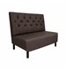 Restaurangsoffa Stockholm New, Chesterfield, längd 120 cm