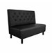 Restaurangsoffa Stockholm New, Chesterfield, längd 120 cm
