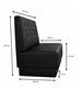 Restaurangsoffa Stockholm New, Chesterfield, längd 120 cm