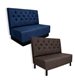 Restaurangsoffa Stockholm New, Chesterfield, längd 120 cm