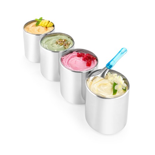 Glassinsats, rostfritt stål, dia 20 cm, 7 liter