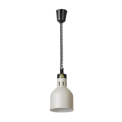 Värmelampa, höj-och sänkbar, cylindrisk, 250 W, 230 V