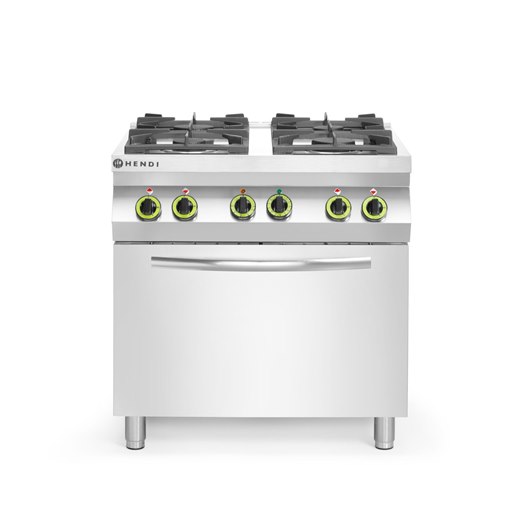 Gasspis Kitchen Line, 4 brännare, konvektionsugn, 3000 W, 230 V