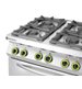 Gasspis Kitchen Line, 4 brännare, konvektionsugn, 3000 W, 230 V