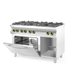 Gasspis Kitchen Line, 6 brännare, konvektionsugn, 3000 W, 230 V