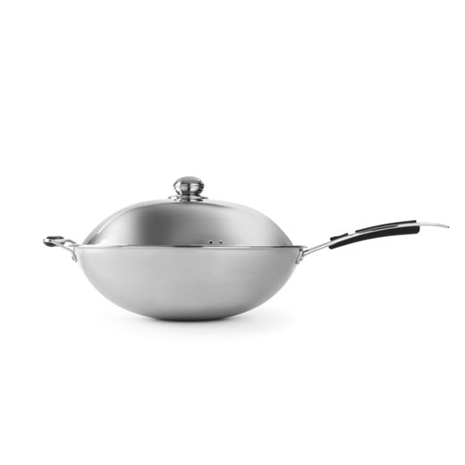Wokpanna Profi Line, rostfritt stål, dia 36 cm