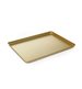 Displayfat, aluminium, guld
