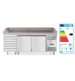 Pizzakylbänk Arktic, 250 liter, 250 W, 230 V, 2 dörrar, 7 lådor