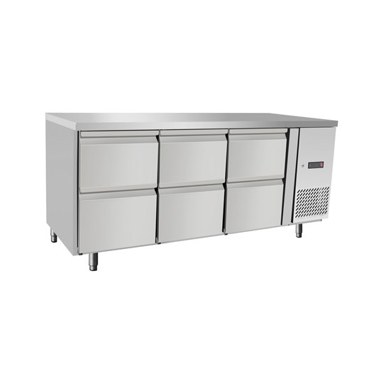 Kylbänk Arktic, 420 liter, 400 W, 230 V, 6 lådor
