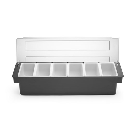 Ingrediensbox BarUp, 48x15x10 cm, 6 fack