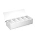 Ingrediensbox BarUp, rostfritt stål, 37,5x14x9 cm, 5 fack