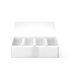 Ingrediensbox BarUp, rostfritt stål, 37,5x14x9 cm, 5 fack