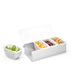 Ingrediensbox BarUp, rostfritt stål, 37,5x14x9 cm, 5 fack