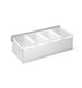 Ingrediensbox BarUp, rostfritt stål, 37,5x14x9 cm, 5 fack