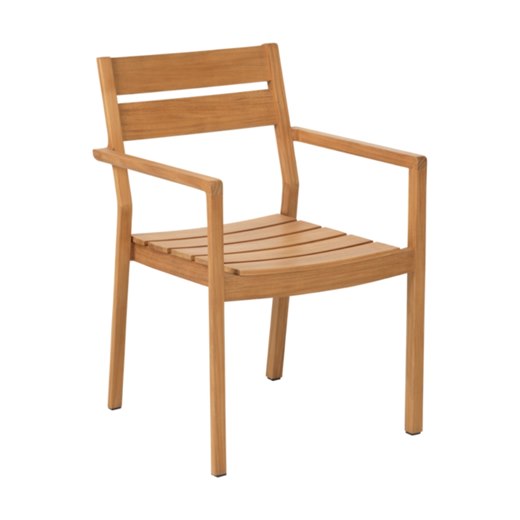 Karmstol Delia, teak
