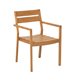 Karmstol Delia, teak