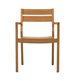 Karmstol Delia, teak