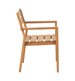 Karmstol Delia, teak