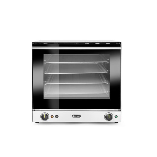 Konvektionsugn H90S, 2670 W, 230 V, kapacitet för 4 plåtar 43,7x31,4 cm, analog, ångfunktion