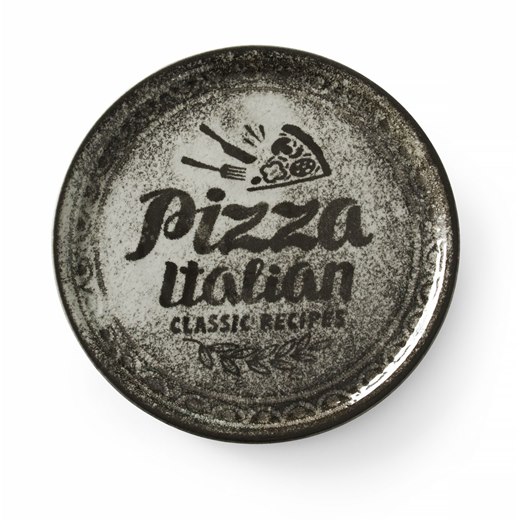 Pizzatallrik Recipe Collection Black, svart