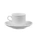 Espressofat Flora, vit, dia 13 cm