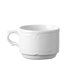 Kaffekopp Flora, porslin, vit, 25 cl